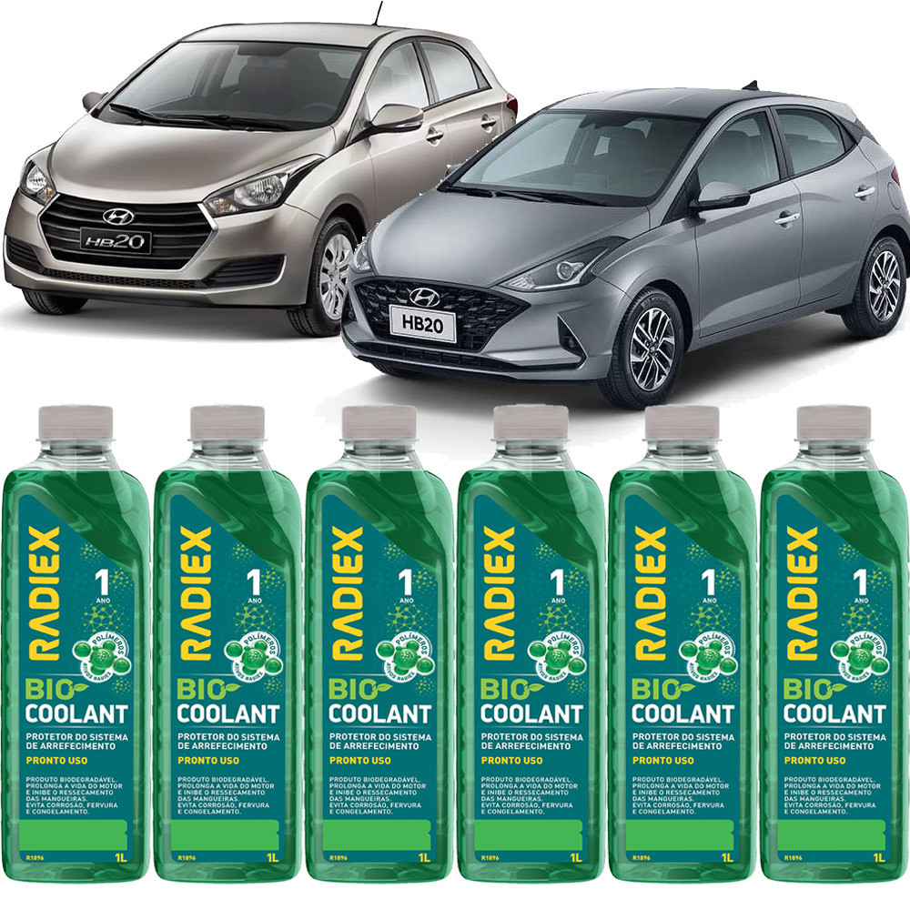 Kit Aditivo Radiador Bio Coolant Pronto Para Uso Verde - Hb20 - R1896 em Oferta na Shopee