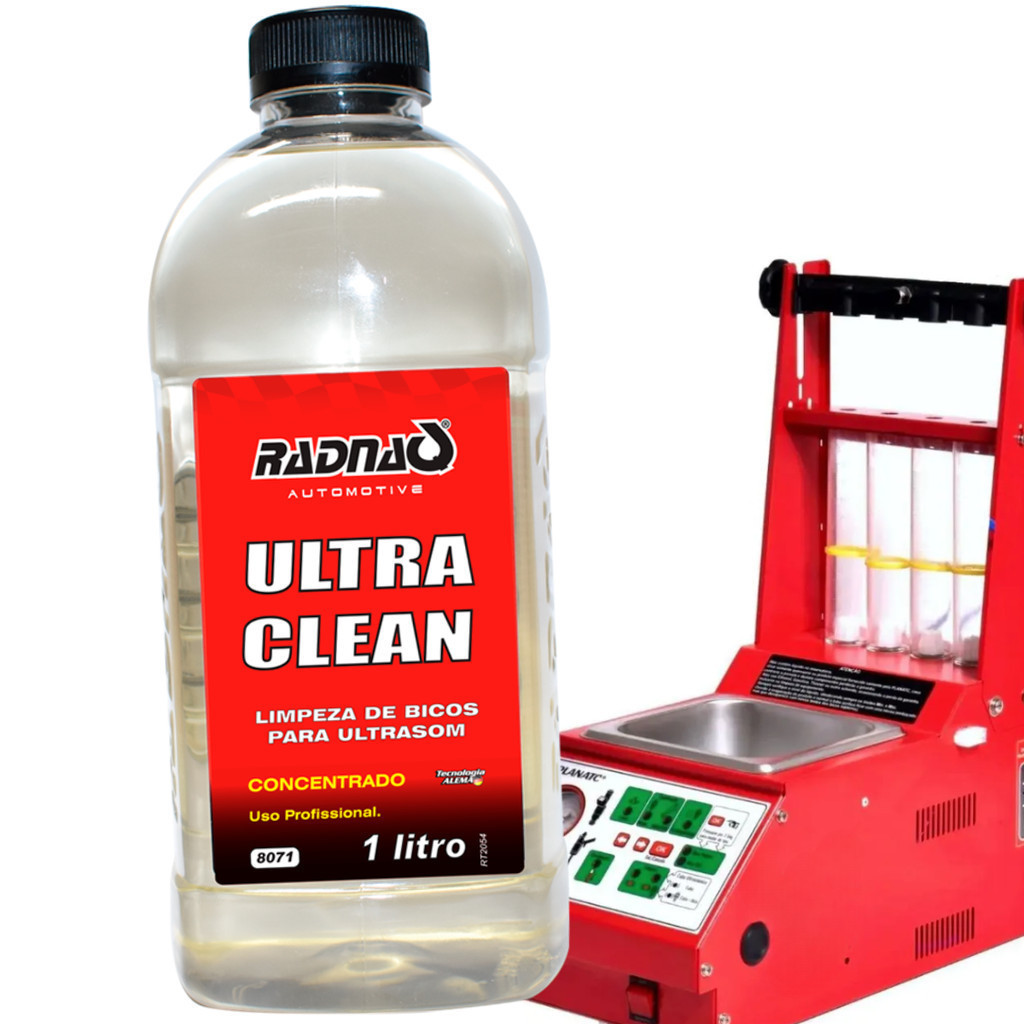 Fluido Liquido Para Limpeza Bicos Injetores em Maquina Ultrasom Radnaq Ultra Clean em Oferta na Shopee