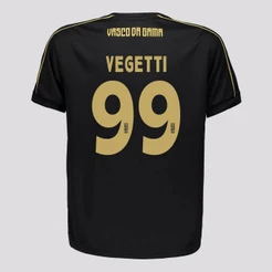 Camisa Vasco Dawn Vegetti 99 Infantil Preta