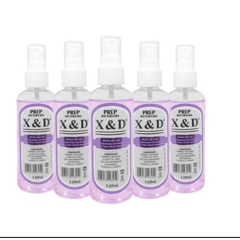 XED Prep Bactericida Para Cuidados da Unha 120 ML