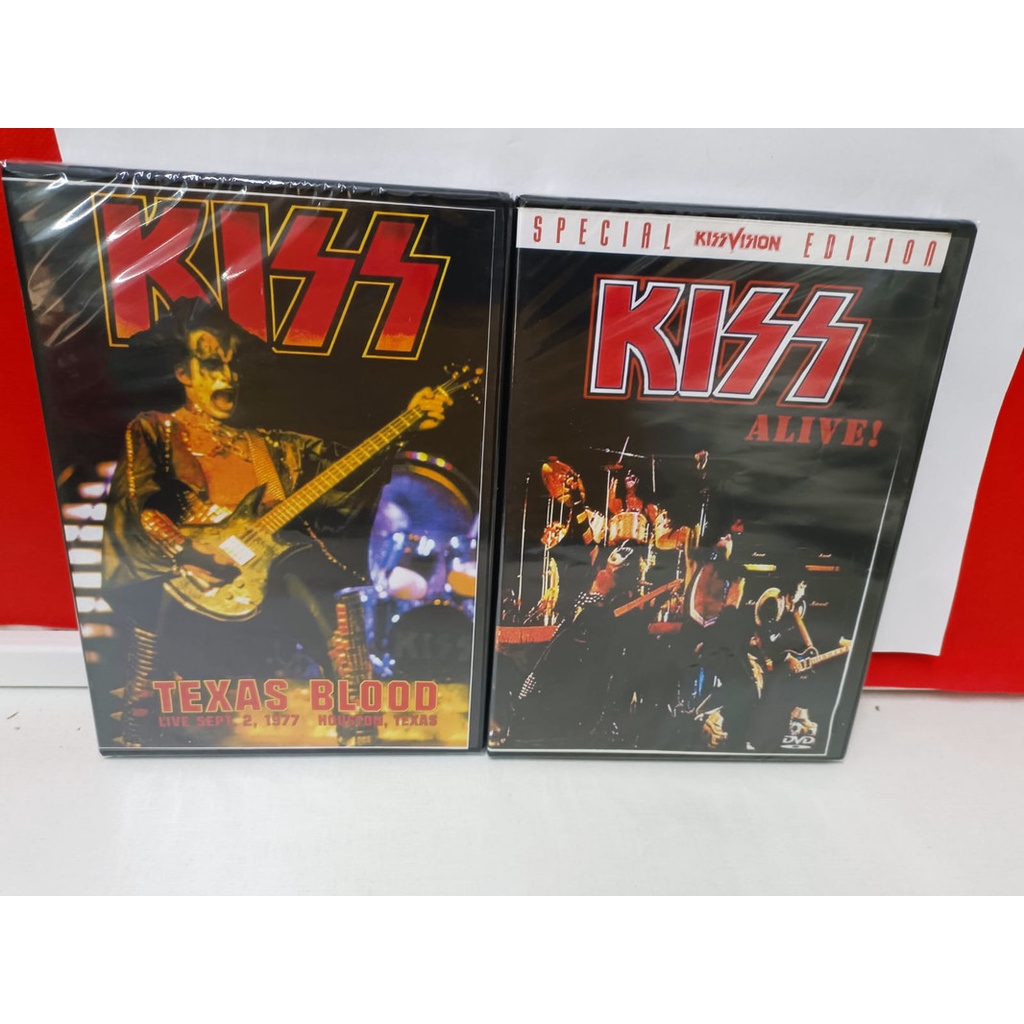 Dvd Kiss – Love Gun+Kiss – Texas Blood (2 DVDS IMPORTADO)