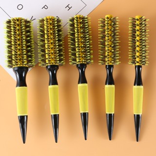 Kit 5 peças escovas cerdas profissionais de javali de cabeleireiro e nylon para salão de cabelo -tamanho