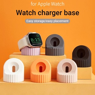 Suporte De Carregador De Silicone Para Relógio Apple Série 8 7 6 5 4 3 SE 2 1 iWatch 49/45/44/42mm 41/40/38mm Dock Desktop