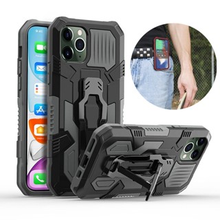 Para iPhone X XS XR Max 11 11pro 11 promax Capa Da Armadura À Prova De Choque Silicone Macio + PC Suporte Metálico Clip De Metal Do Telefone