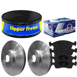 Kit Pastilha Disco Dianteiro Ventilado Onix 1.0 1.4 16 a 19