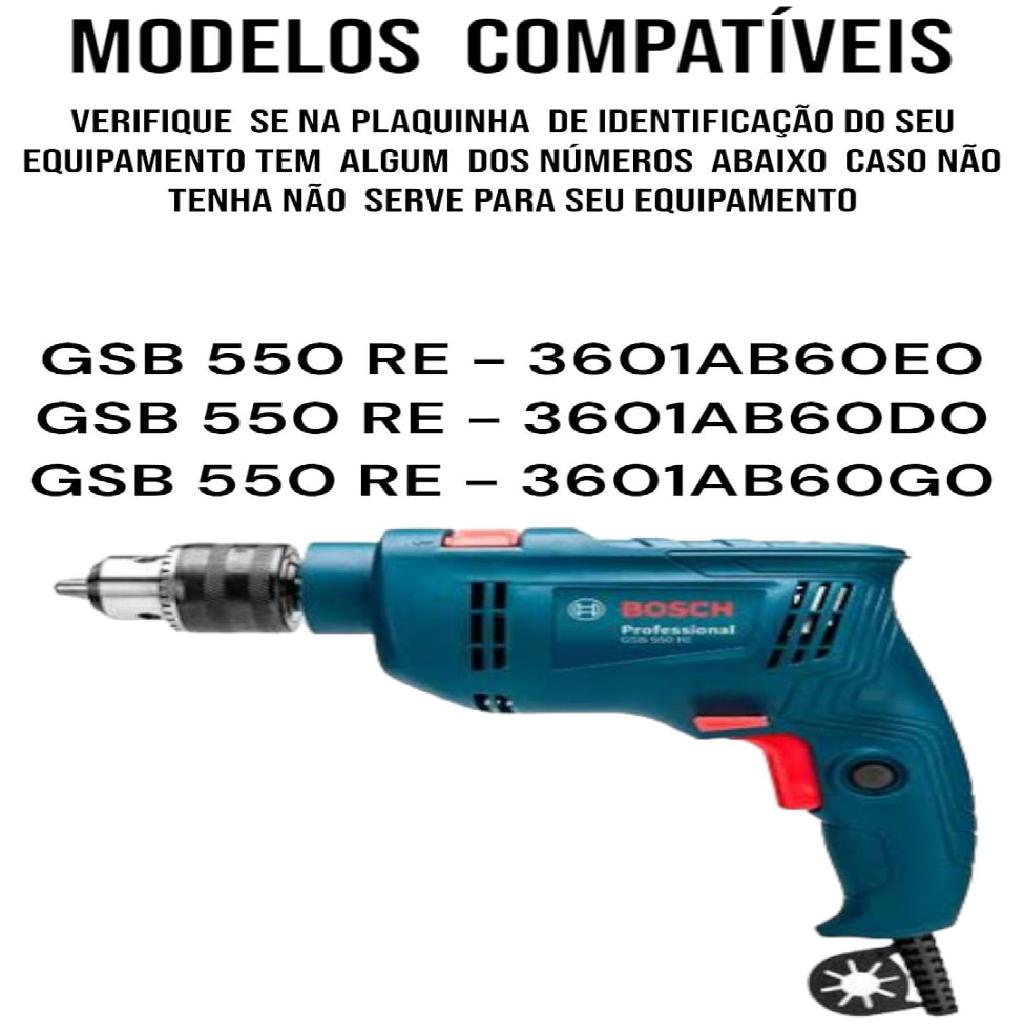Comutador Para Furadeira Bosch Gsb 550 Re — imagem 2 de 2