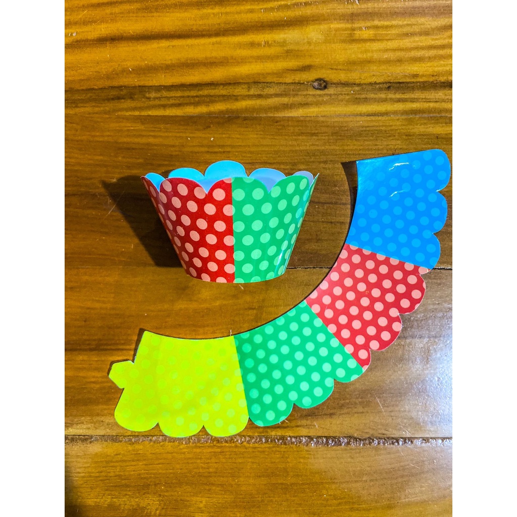 KIT Saia Para Cupcake 4 Cores  33.2  ( Nc Toys Cupcake ) em Oferta na Shopee