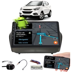 Multimídia 10 Polegadas IX35 2010 Diante Android Espelhamento GPS Bluetooth USB Câmera Ré