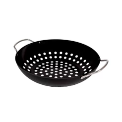 Frigideira Furada Para Grelhar Wok Antiaderente - Mor