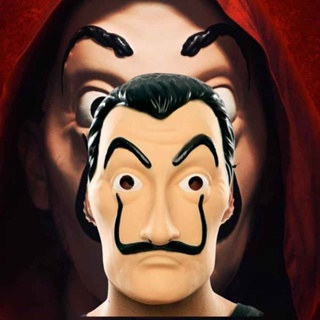 Mascara La Casa De Papel Mascara Salvador Dali Fantasia em Oferta na Shopee