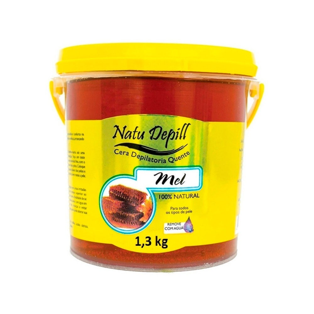 Cera Depilatória Natu Depill Mel 1,3Kg