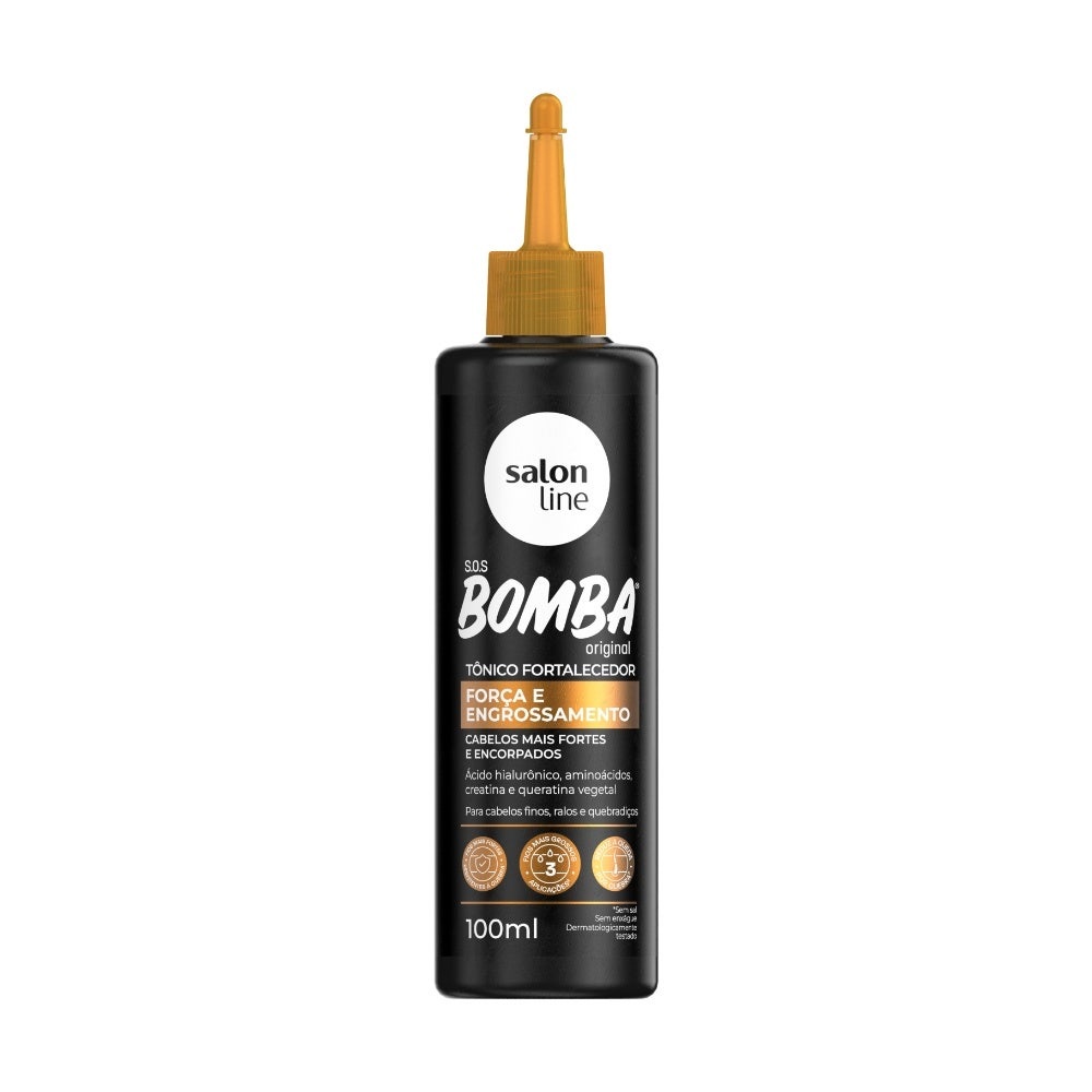 Tônico Salon Line SOS Bomba Força E Engrossamento 100ml - Beauty