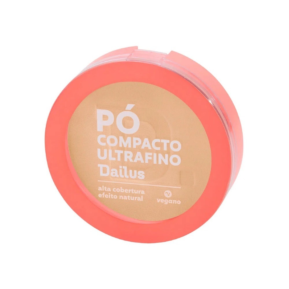 Pó Compacto Ultrafino Dailus Vegano D2 Claro em Oferta na Shopee