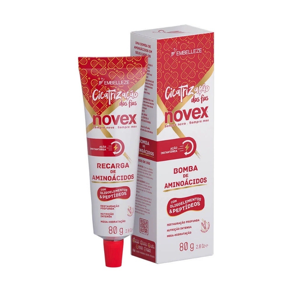 Recarga Novex Aminoácidos Cicatrização Fios 80g - Beauty