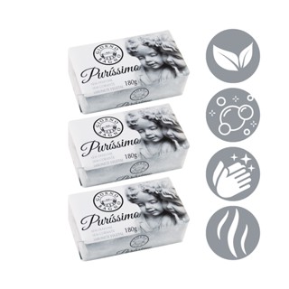 Kit 3 Sabonete Purissimo Giorno Bagno 180g