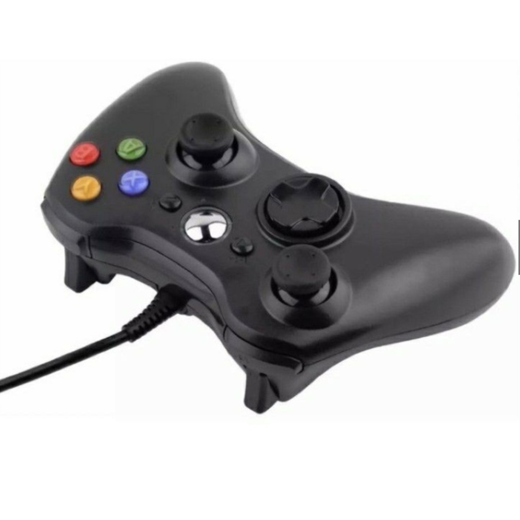 Controle De Xbox 360 Com Fio Para Video Game e PC/ Fat E Pc Joystick Jogo fang