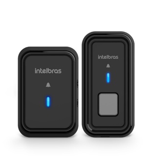 Campainha Eletrônica Sem Fio CIB 101 Intelbras Preta Bateria Alta Performance Bivolt Resistência Climática Moderna em Oferta na Shopee