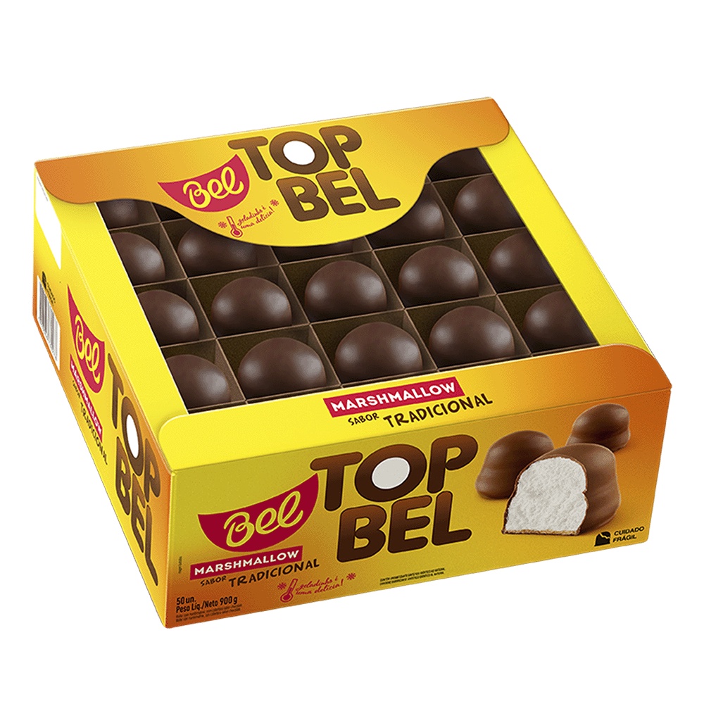 TopBel Ao Leite Tradicional 50 un. em Oferta na Shopee