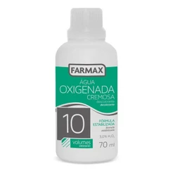 Agua Oxigenada Cremosa 10 volumes 70ml Farmax