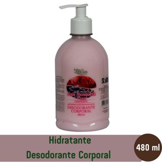 Hidratante Corporal Rosa Mosqueta e Uva Folha Nativa 480ml