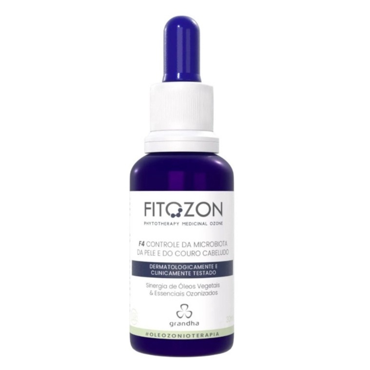 Grandha Óleo de Girassol Ozonizado Fitozon F4 Controle da  Pele e Couro Cabeludo caspa e dermatites em Oferta na Shopee