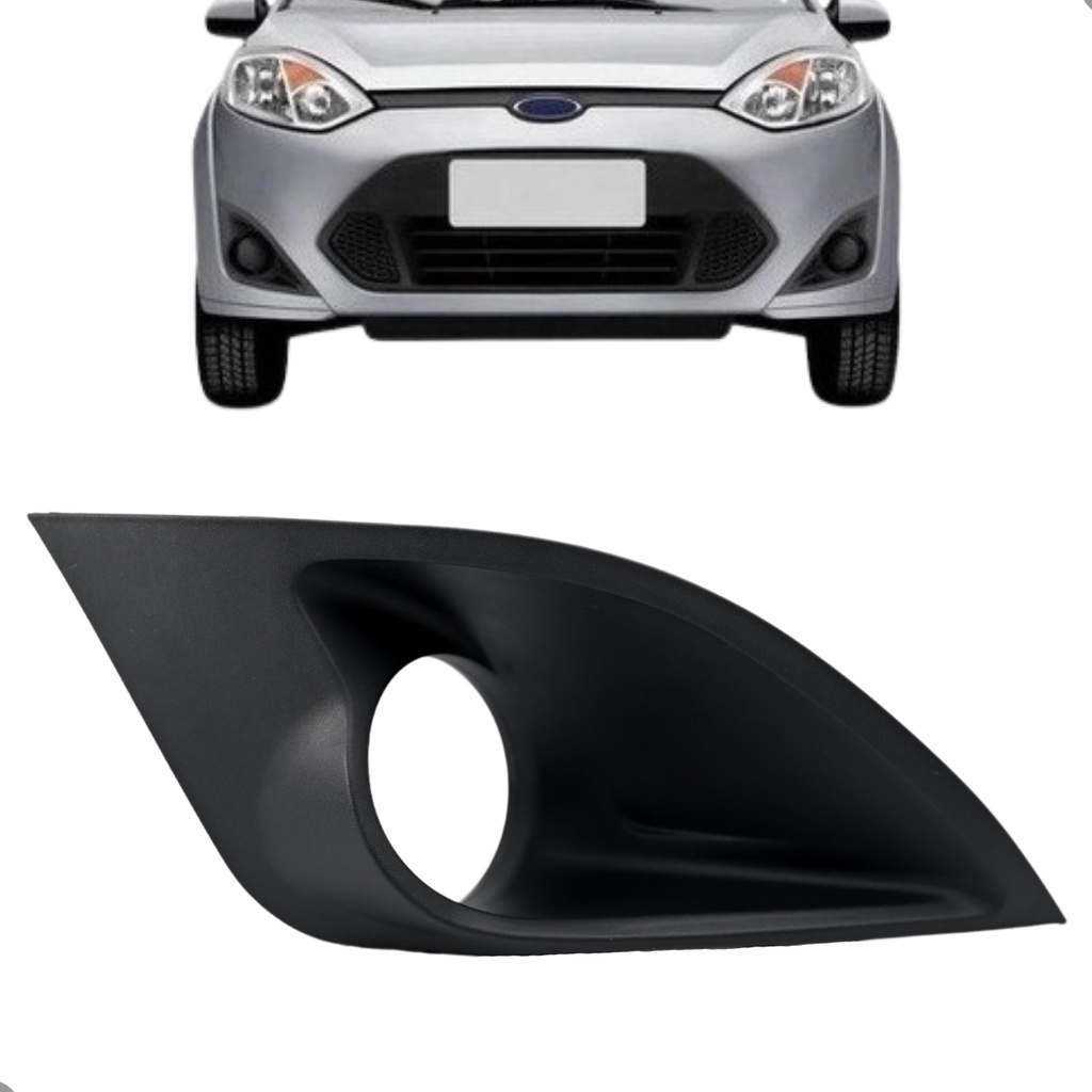 Grade Moldura Farol Milha Fiesta Rocam 2011 12 2013 2014 C/furo