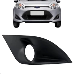Grade Moldura Farol Milha Fiesta Rocam 2011 12 2013 2014 C/furo