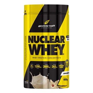 Whey Protein Concentrado Arginina Taurina Tirosina Nuclear 900g Tri-pump Bodyaction