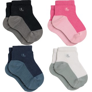 Meia Bebê Lupo 2165-002 Algodão Cano Médio Básica Punho Soft Macio