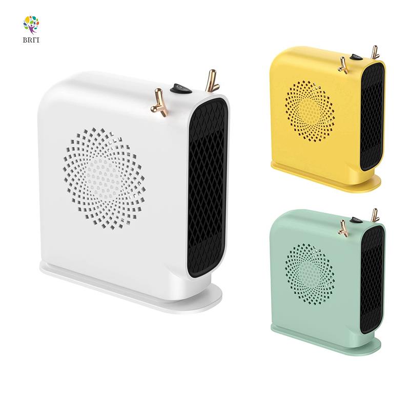 Ventiladores Aquecedores Elétricos Portáteis De Mesa De Baixo Consumo De 500W Para Domésticos O Inverno Conector Ue