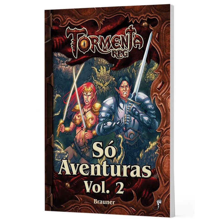 Livro - Tormenta RPG - Só Aventuras - Vol.02 - Novo/Lacrado