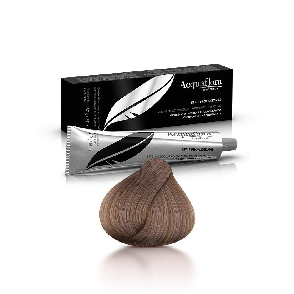 Tintura Acquaflora 7.1 Louro Natural Acinzentado em Oferta na Shopee