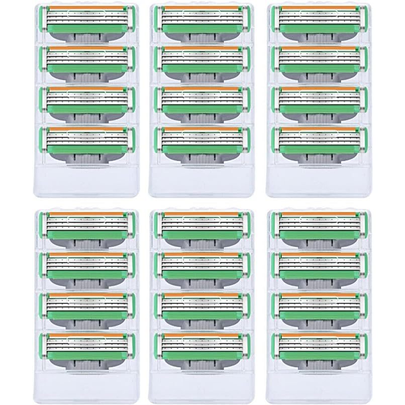 16PCS/8PCS/4PCS Lâmina de barbear Substituição Para mach 3, Lâmina de barbear de 3 camadas Homens