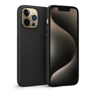 Capa Premium de Couro para iPhone 15 Pro Max - Dual Preta, Proteção Reforçada - Gshield em Oferta na Shopee