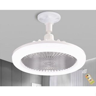Ventilador De Teto Com Led Lâmpada Novo Com Controle Remoto ~HATM