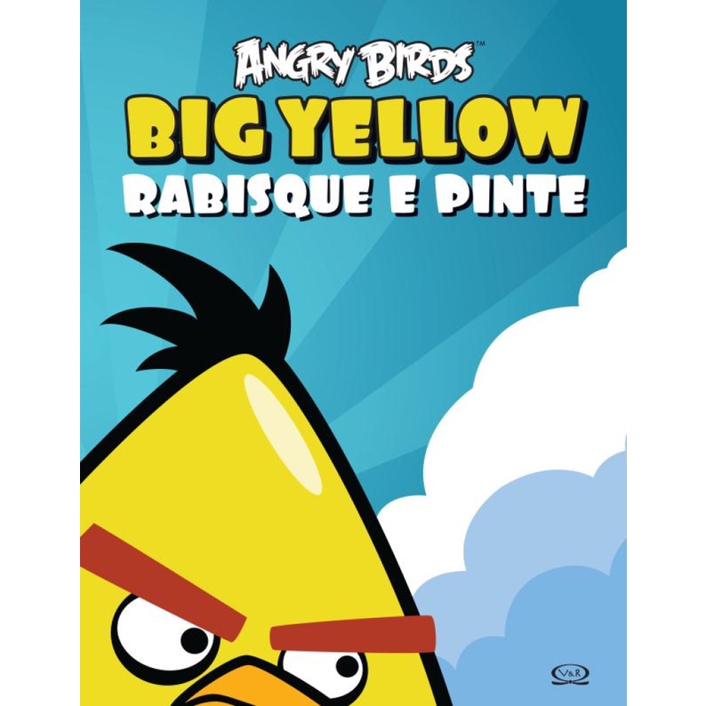 Angry birds big yellow rabisque e pinte em Oferta na Shopee