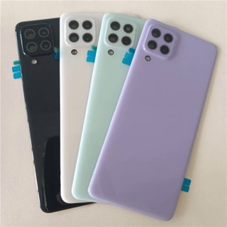 Para Samsung Galaxy A22 4G Tampa Traseira Da Bateria Peças De Reposição Porta A22 Com Lente