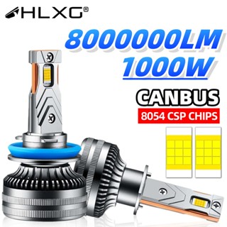 2pc H11 H7 H4 Faróis Canbus LED 800000LM H3 H8 18PCS 8054 CSP H1 HB3 HB4 9005 9006 9012 HIR2 H9 6500K STG PTF Lâmpada De Carro