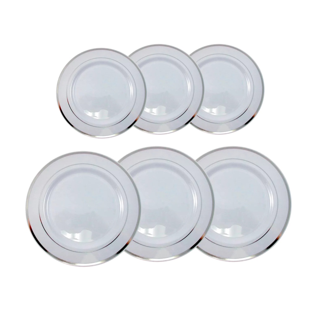 Kit de Pratos Descartáveis de Luxo para 15 Convidados em Oferta na Shopee