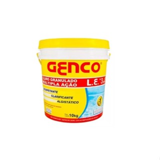 Balde Cloro Granulado 3 em 1 Multi Ação 10Kg Genco