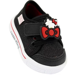 Tênis Infantil Feminino Hello Kitty by WorldColors - Preto Gliter