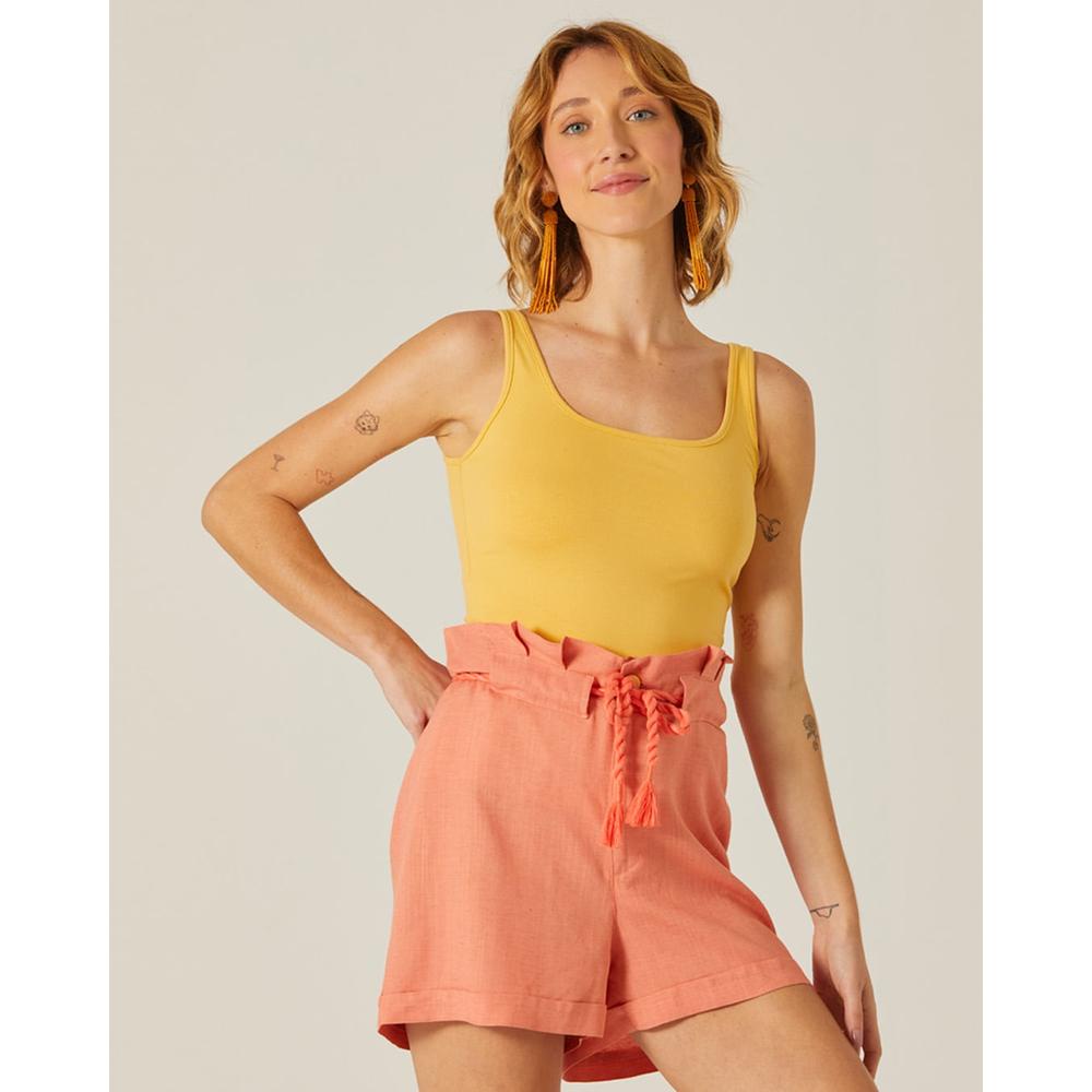 Regata Básica Feminina Alça Média Em Algodão - Women Clothes