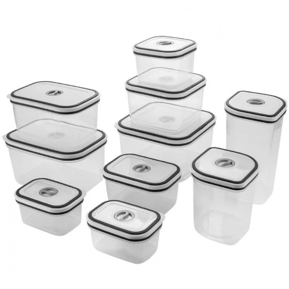 Conjunto de Potes Herméticos com 10 Peças Polipropileno Electrolux em Oferta na Shopee