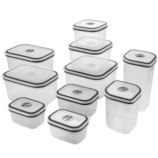 Conjunto de Potes Herméticos com 10 Peças Polipropileno Electrolux em Oferta na Shopee