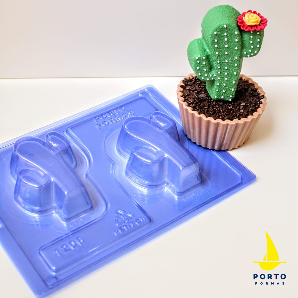 1~ 5 Forma Cactos Silicone Porto Especial 3 Partes P1206 em Oferta na Shopee