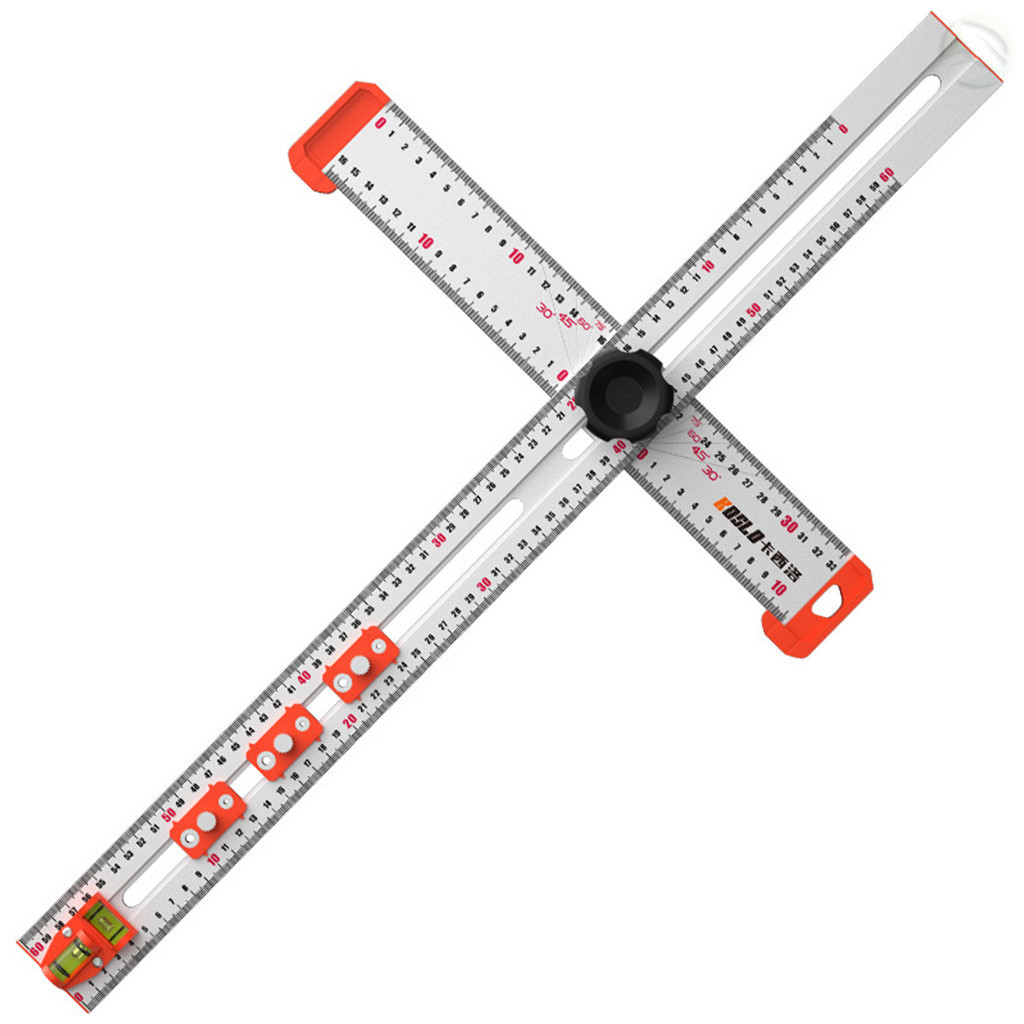 Yetoone2 Trabalho Da Madeira 2 Em 1 Perfuração Posicionamento Régua Combinação De Ângulo Combinado Forma De T Instalação Gaveta De Ferragens Jig