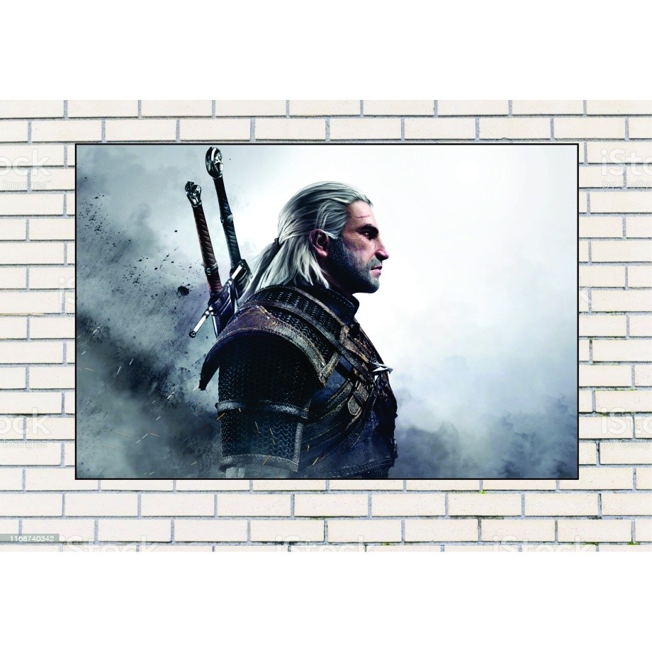 Quadro Decorativo The Witcher Serie 01 1 Peça 60x40