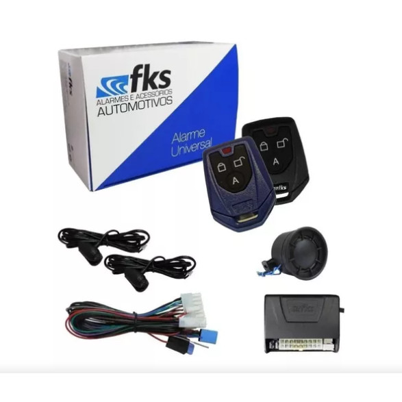 Alarme Automotivo FKS Sensor de Presenca 2 Controles CR941 CR955 FK905-