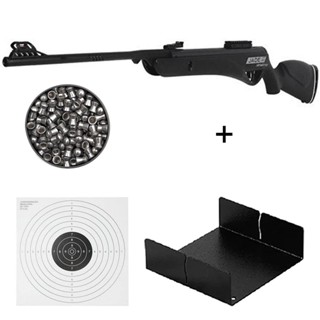 Carabina de Pressão Jade Pro Nitro Preta 5.5mm - CBC + Chumbo + Alvo + Porta Alvo em Oferta na Shopee