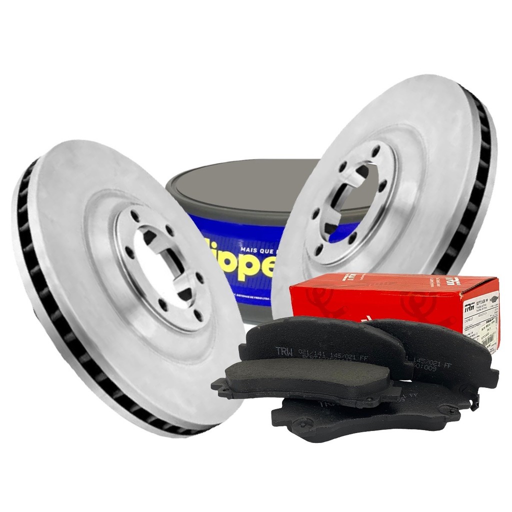 Kit Disco Pastilhas Freio Nova S10 Trailblazer 2012 a 2016